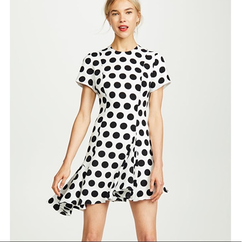 C/meo collective polka dot mini dress